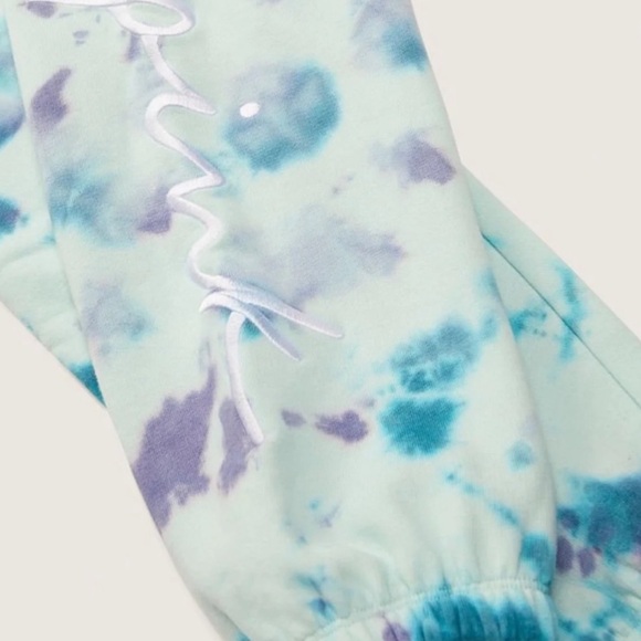 VS Pink Tie Dye Joggers sz L - Picture 3 of 6